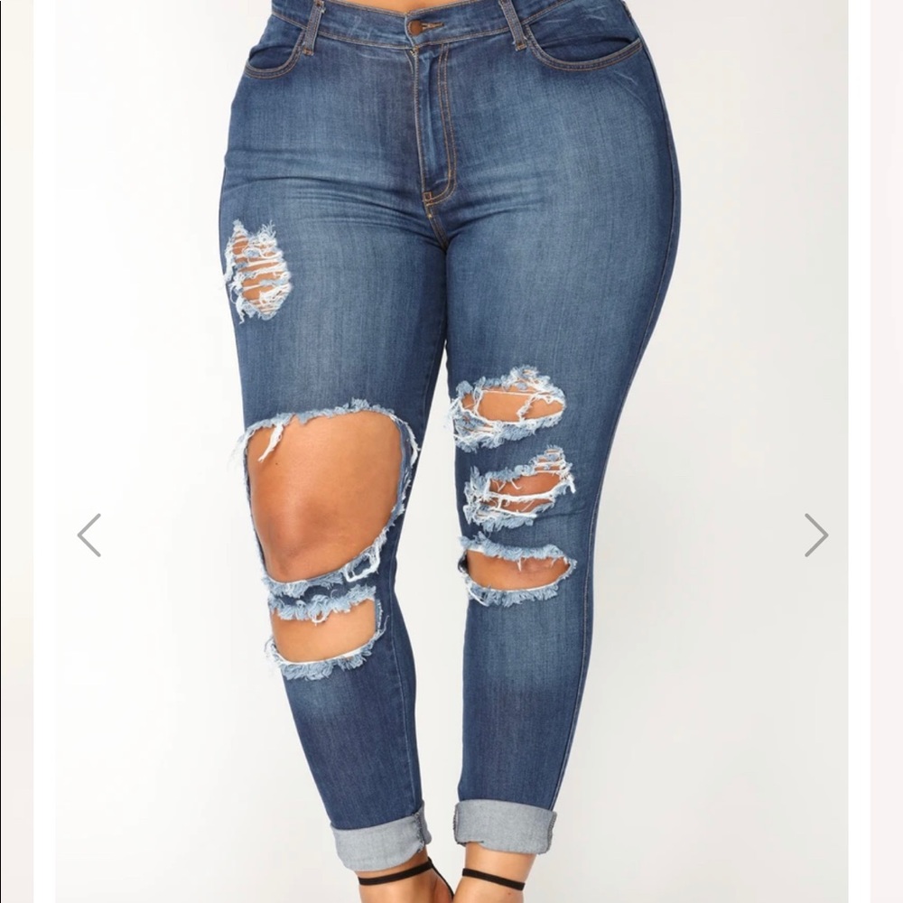 Fashion Nova Beach Bum Jeans